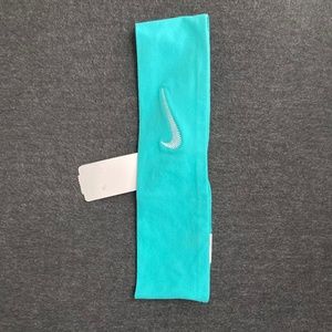 NIKE Womens Headband - Teal Color/White Nike Swoosh - NWT!